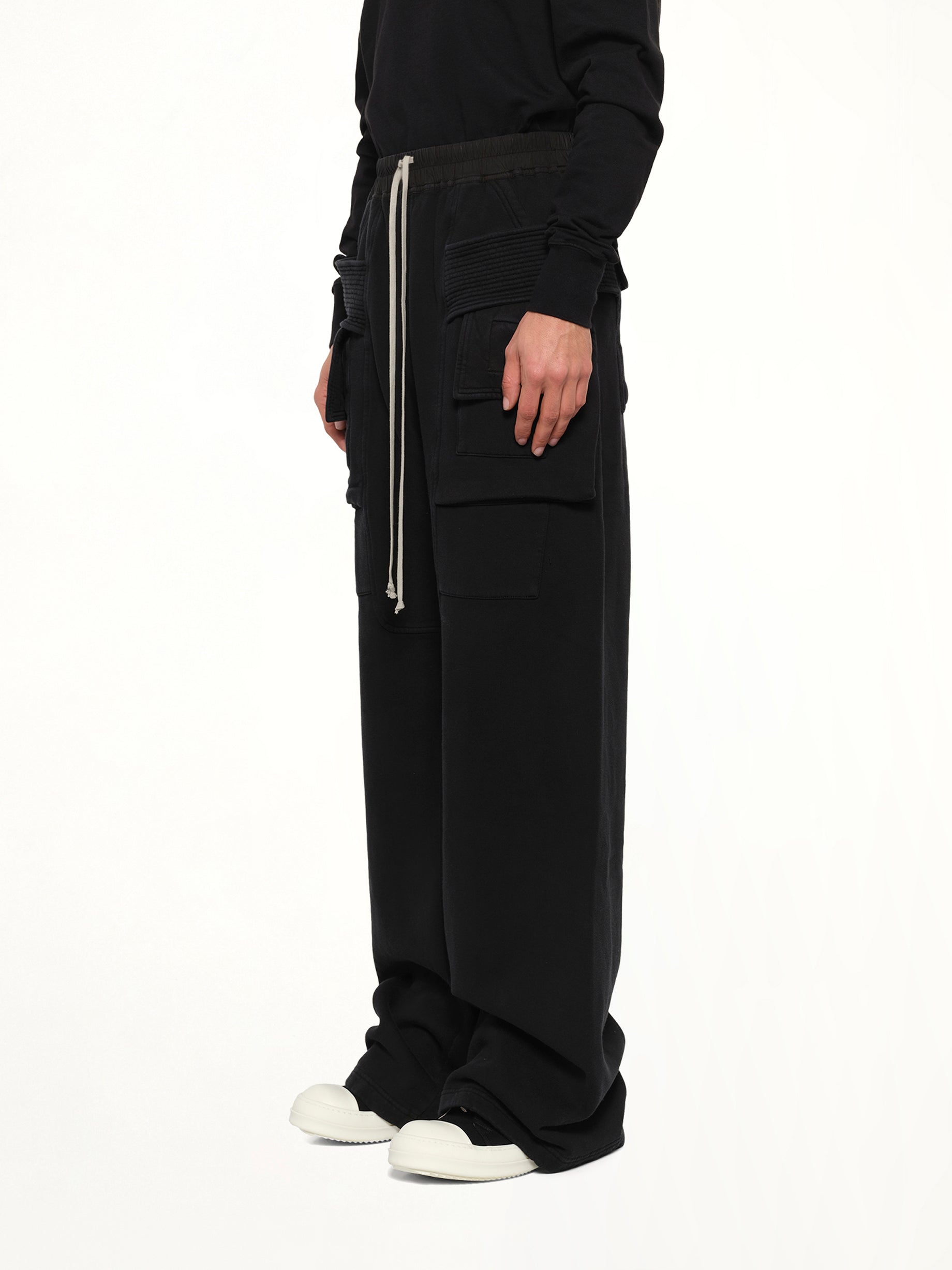 Furka Jersey Creatch Wide Cargo in Black
