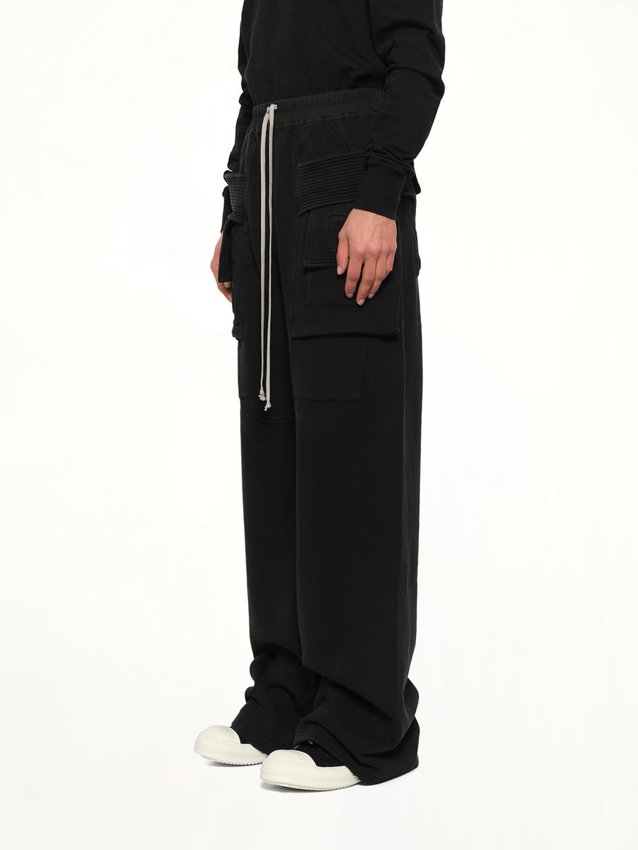 Furka Jersey Creatch Wide Cargo in Black