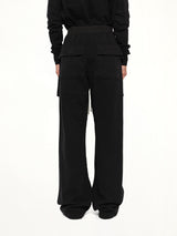 Furka Jersey Creatch Wide Cargo in Black