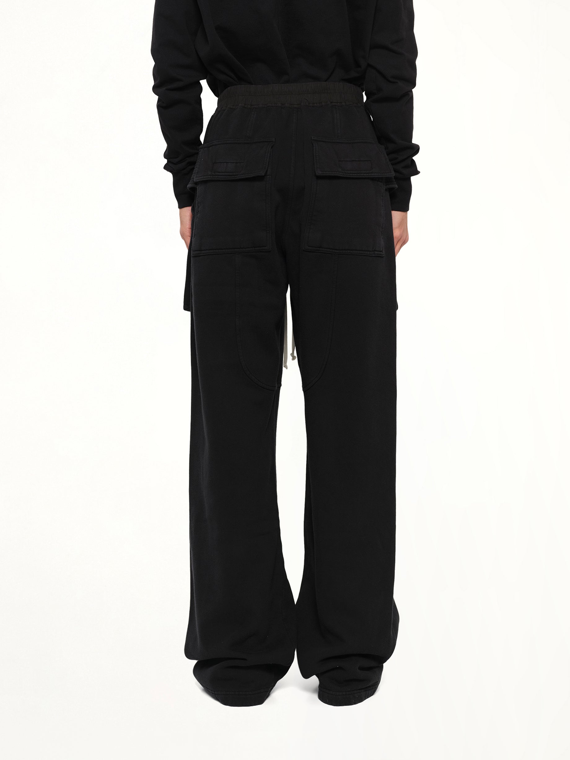 Furka Jersey Creatch Wide Cargo in Black