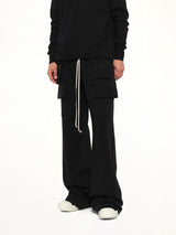 Furka Jersey Creatch Wide Cargo in Black