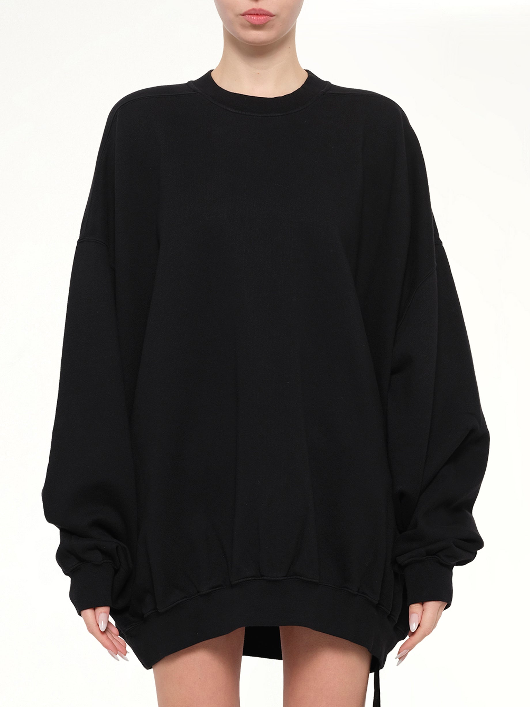 Furka Jersey Hun Sweatshirt in Black