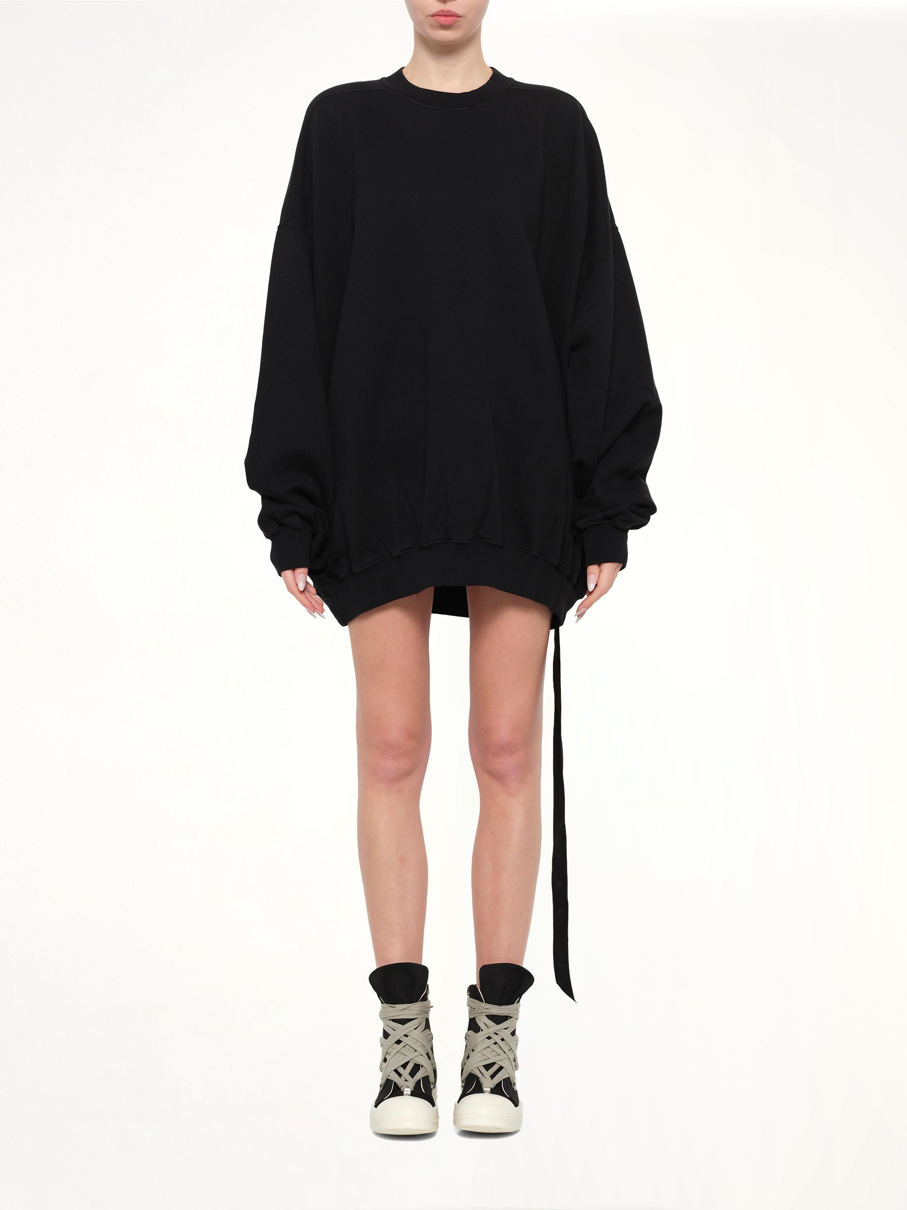 Furka Jersey Hun Sweatshirt in Black