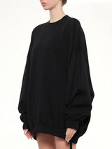 Furka Jersey Hun Sweatshirt in Black