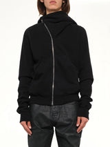 Furka Jersey Mountain Hoodie in Black