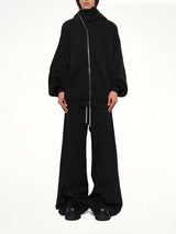Furka Jersey Mountain Hun Hoodie in Black
