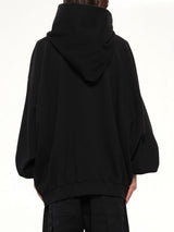 Furka Jersey Mountain Hun Hoodie in Black