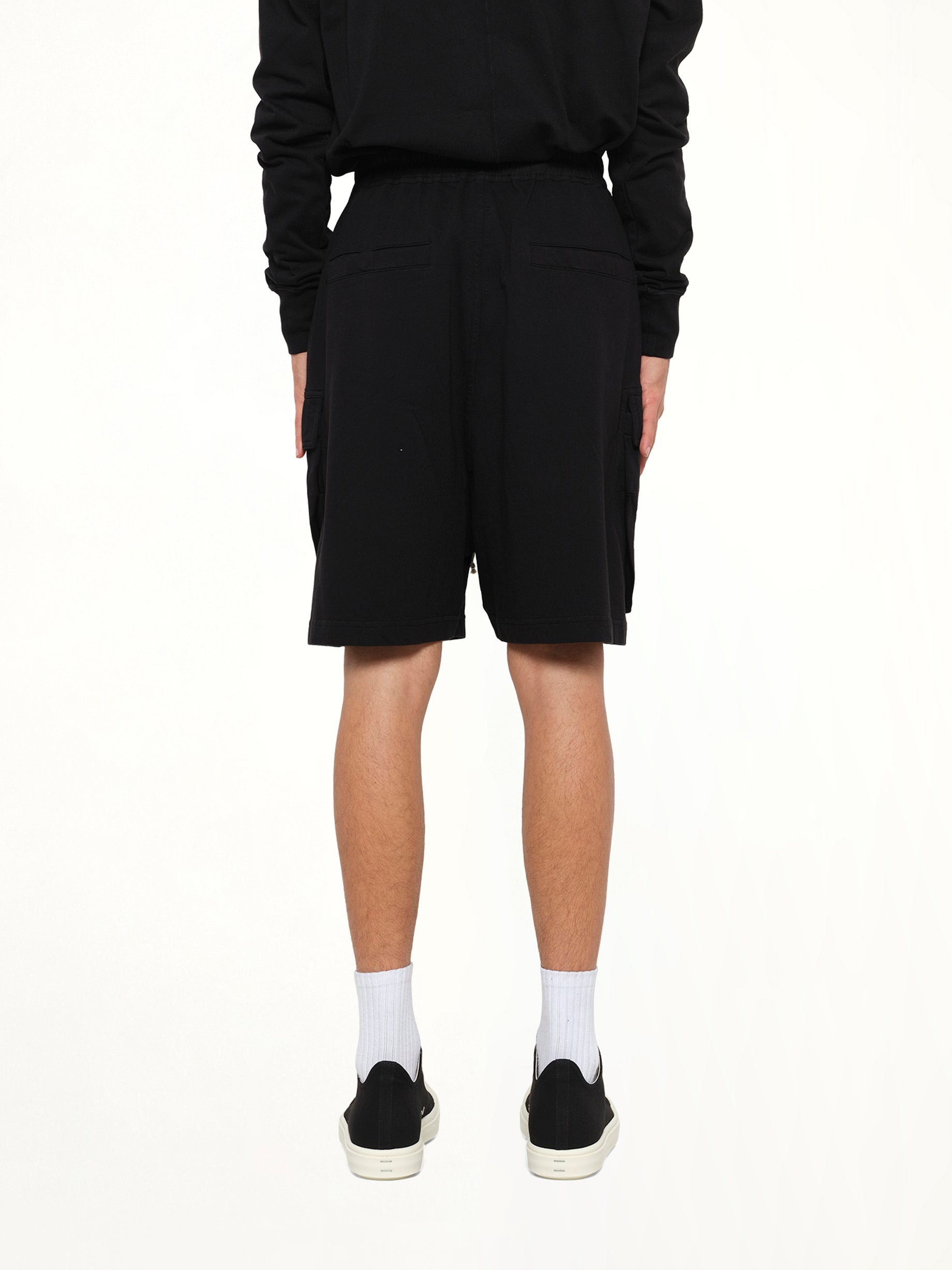 Heavy Jersey Cargobela Shorts in Black