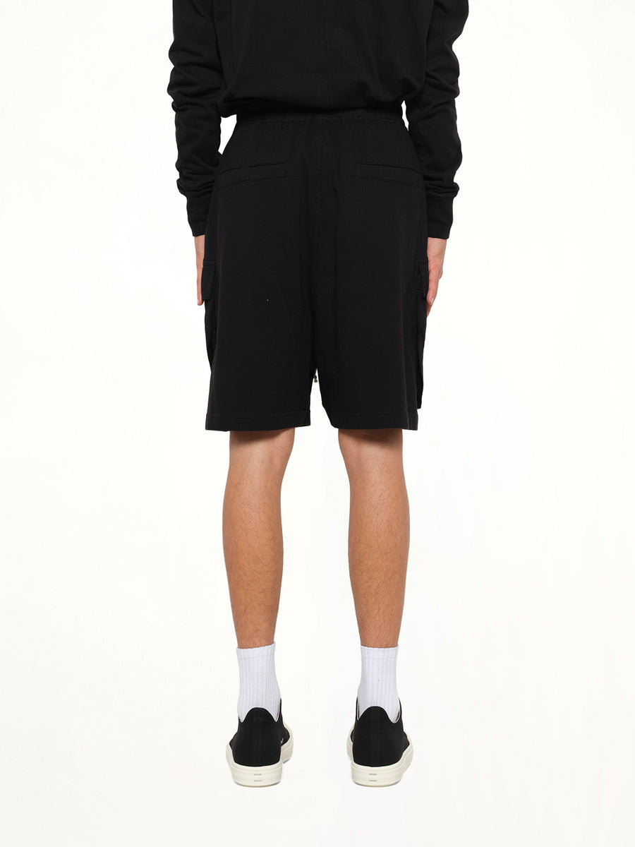 Heavy Jersey Cargobela Shorts in Black