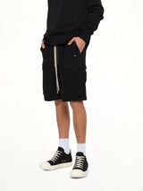 Heavy Jersey Cargobela Shorts in Black