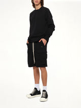 Heavy Jersey Cargobela Shorts in Black