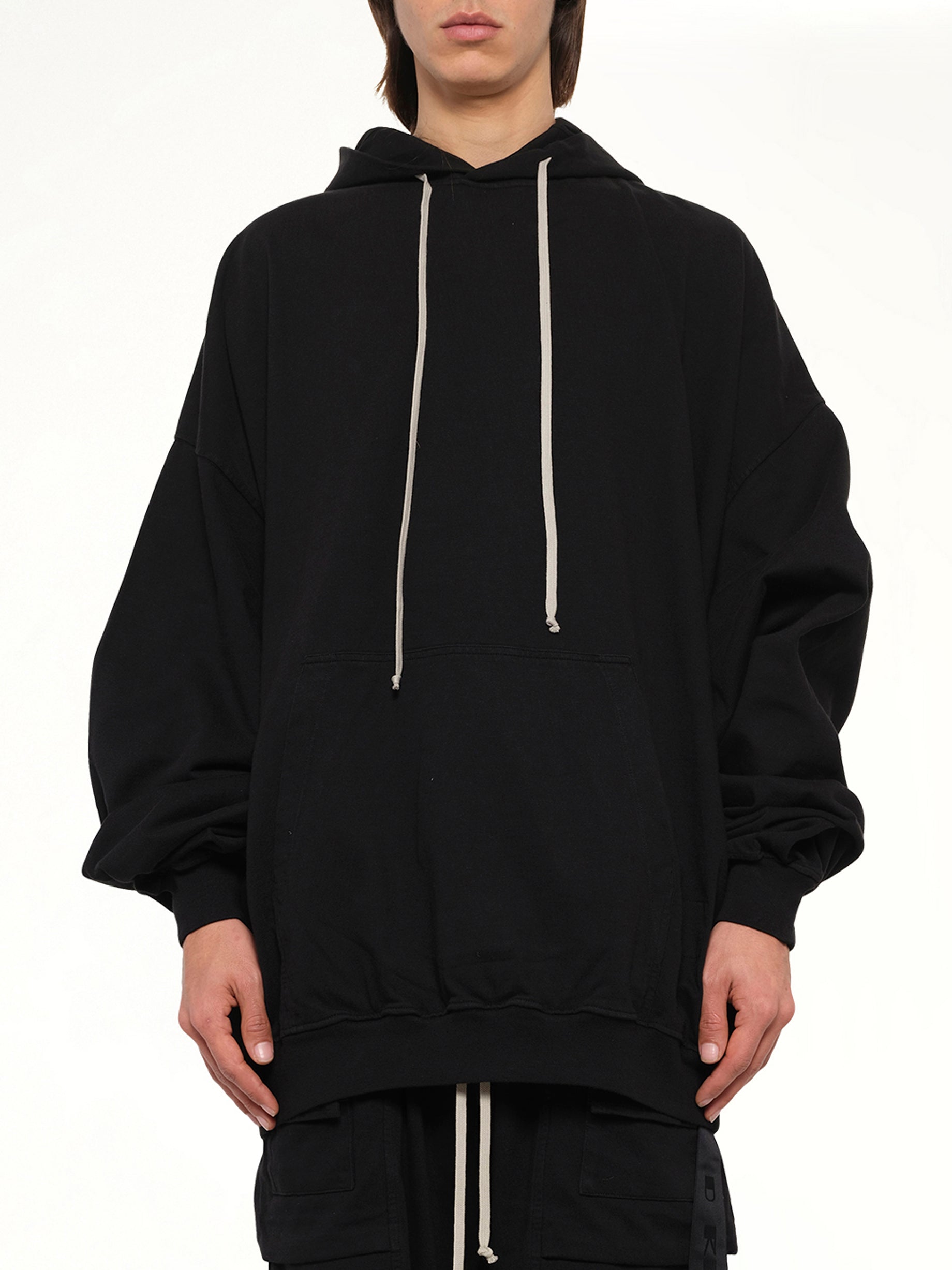 DRK Heavy Jersey Hun Hoodie in Black