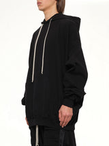 DRK Heavy Jersey Hun Hoodie in Black