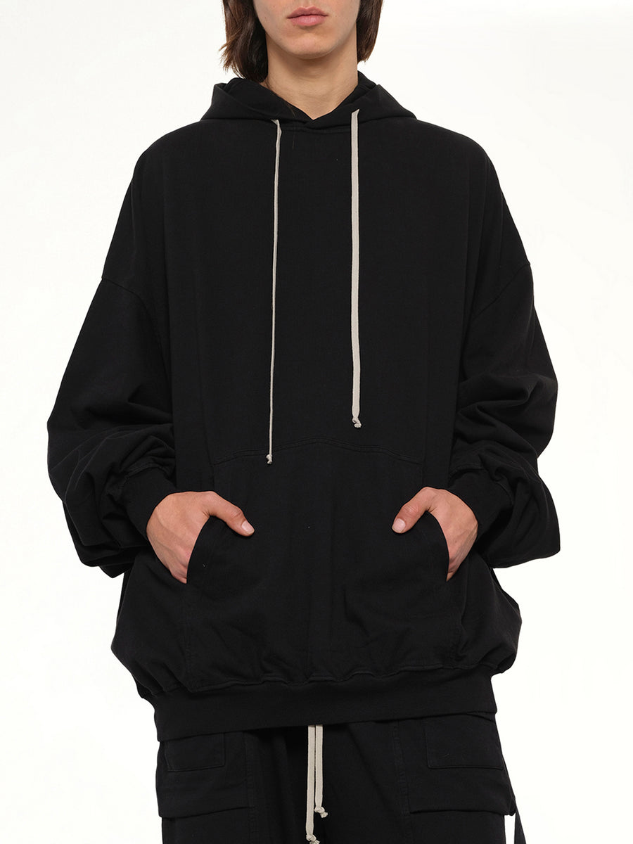 DRK Heavy Jersey Hun Hoodie in Black