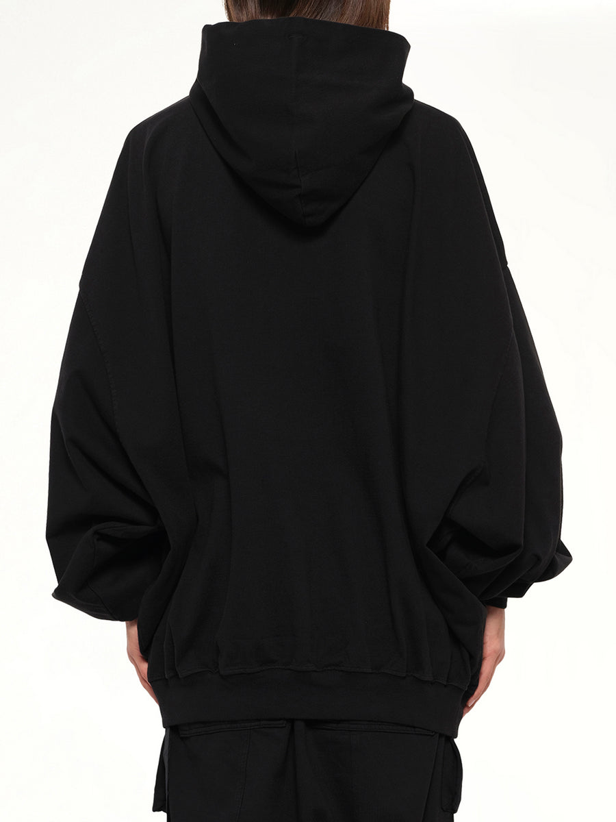 DRK Heavy Jersey Hun Hoodie in Black