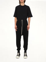 Heavy Jersey Prisoner Drawstring in Black