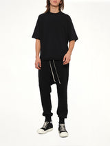 Heavy Jersey Prisoner Drawstring in Black