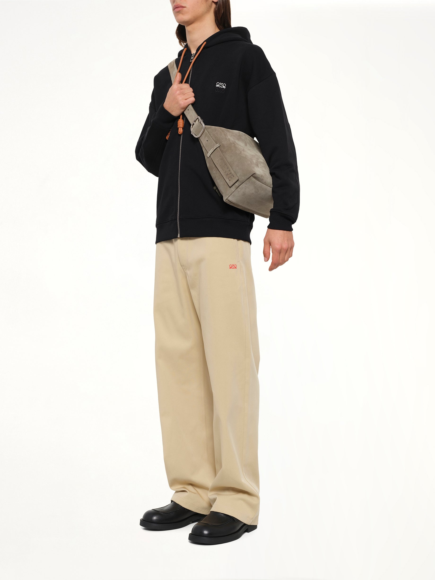 Loop Hobo Medium in Light Khaki