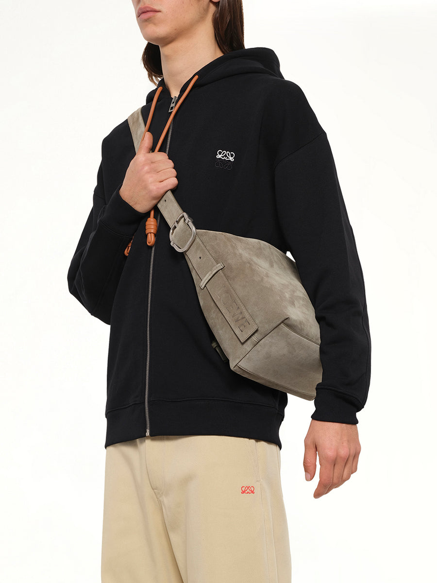 Loop Hobo Medium in Light Khaki