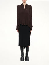 Medium Wrap Cardigan in Grease