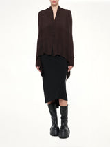 Medium Wrap Cardigan in Grease