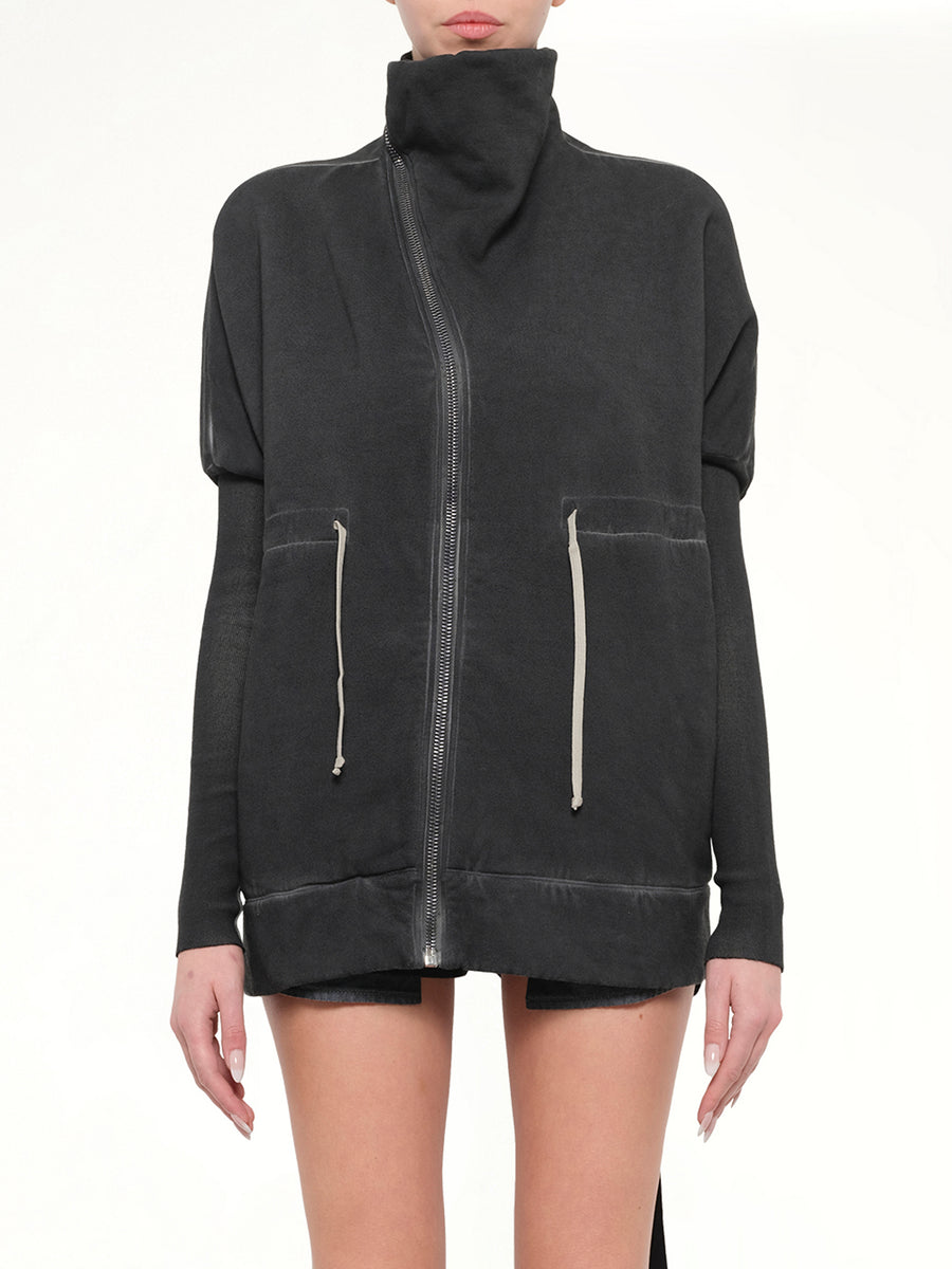 Stonewashed Mountain Sail Sweatshirt in Faded Black
