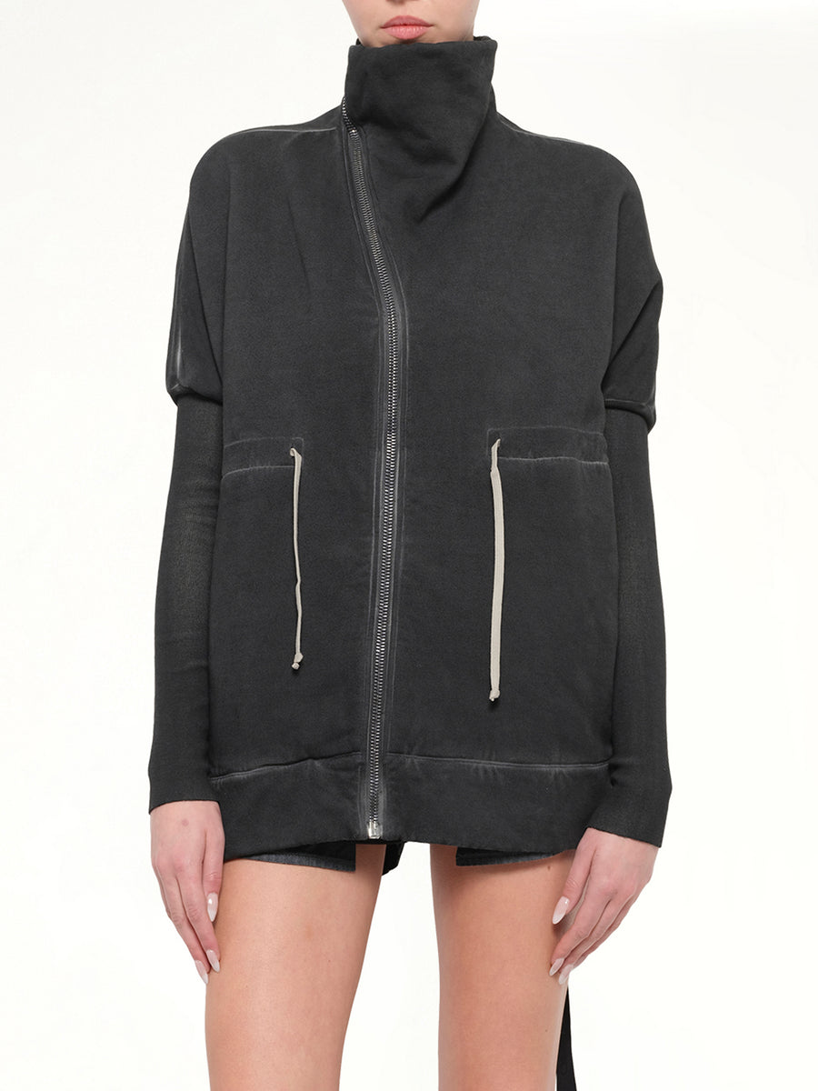 Stonewashed Mountain Sail Sweatshirt in Faded Black