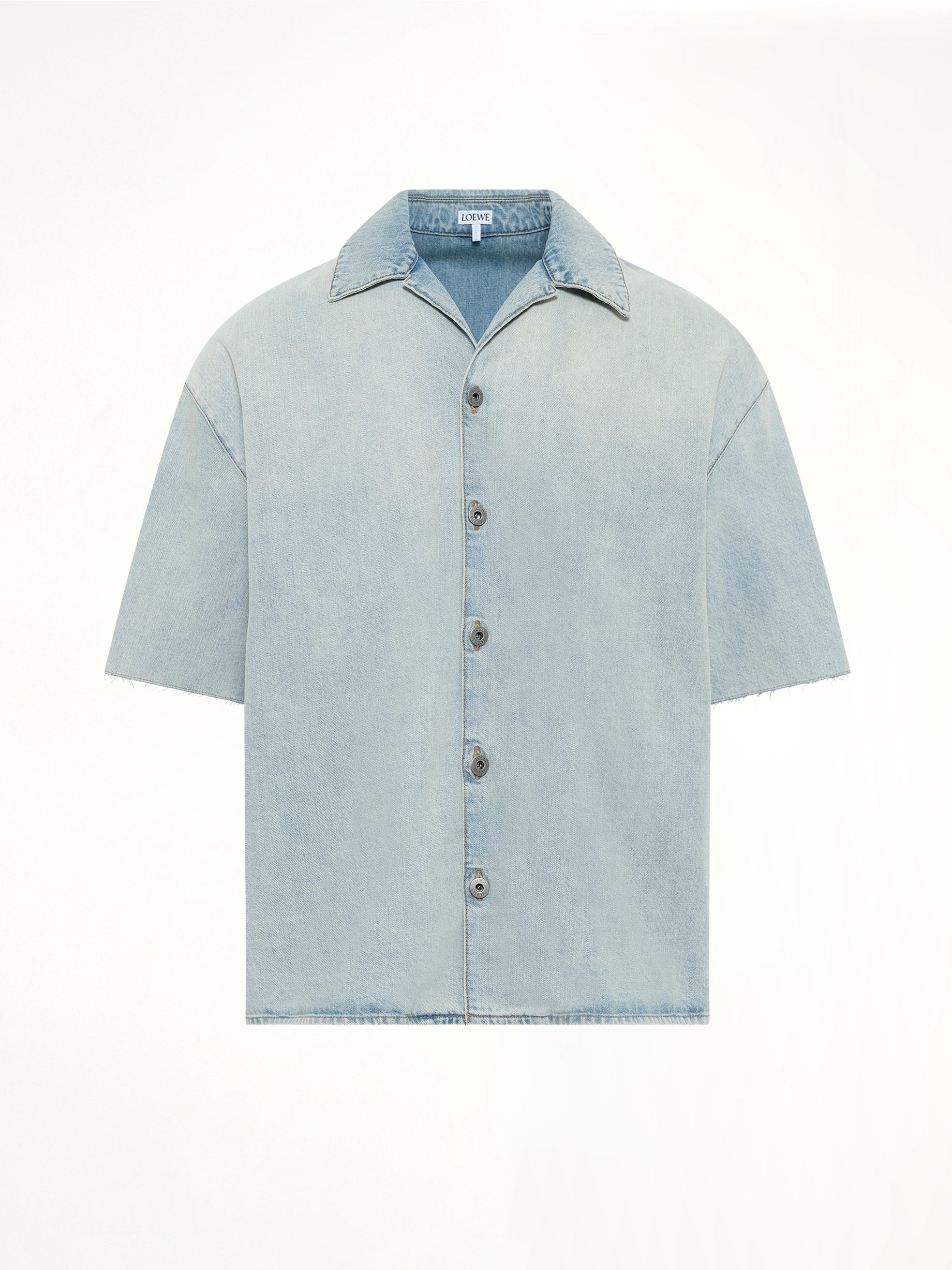 Anagram Short Sleeve Shirt in Washed Blue