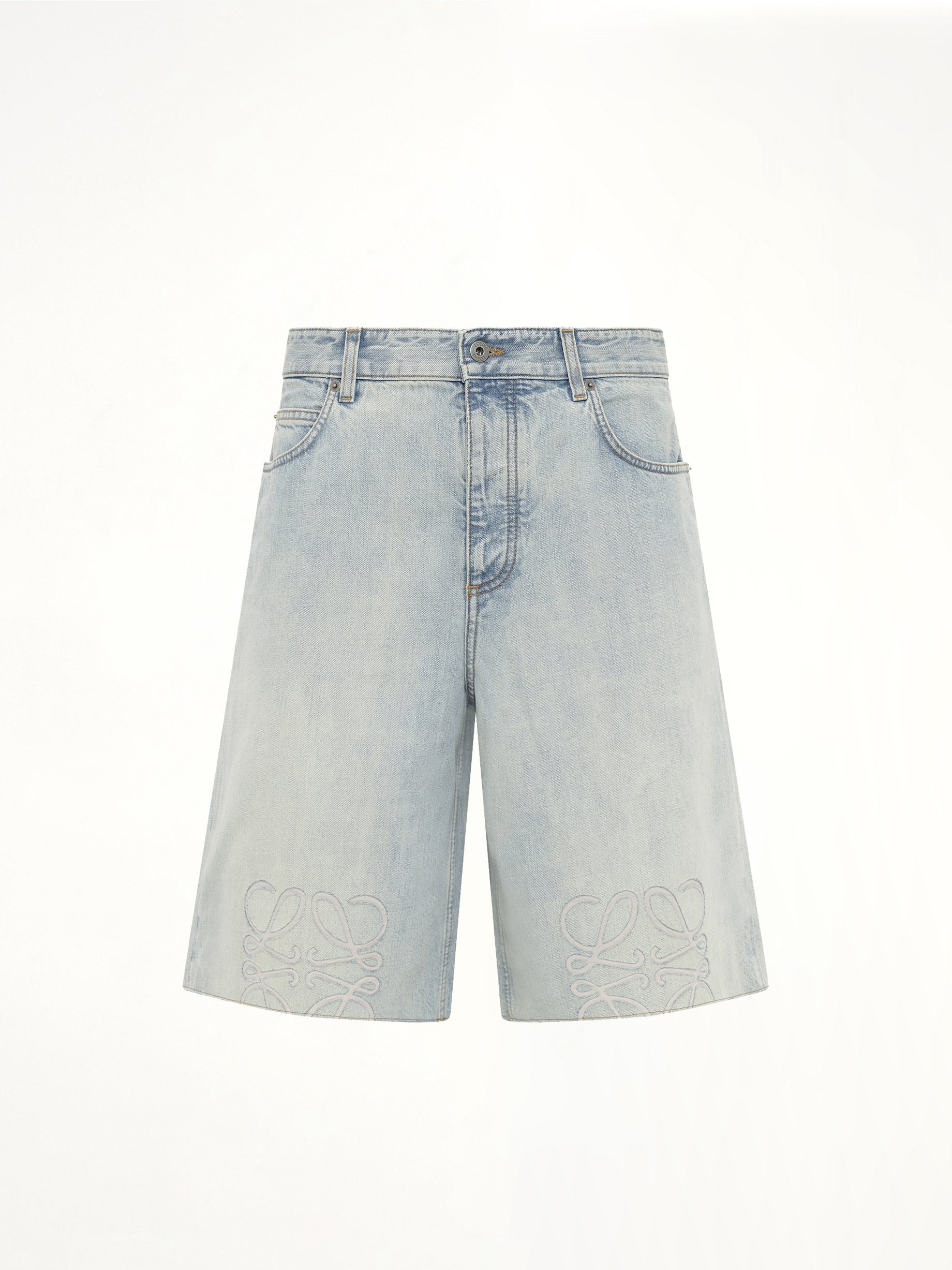 Anagram Shorts in Washed Blue