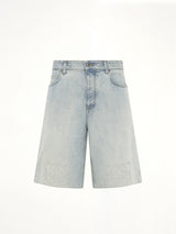 Anagram Shorts in Washed Blue