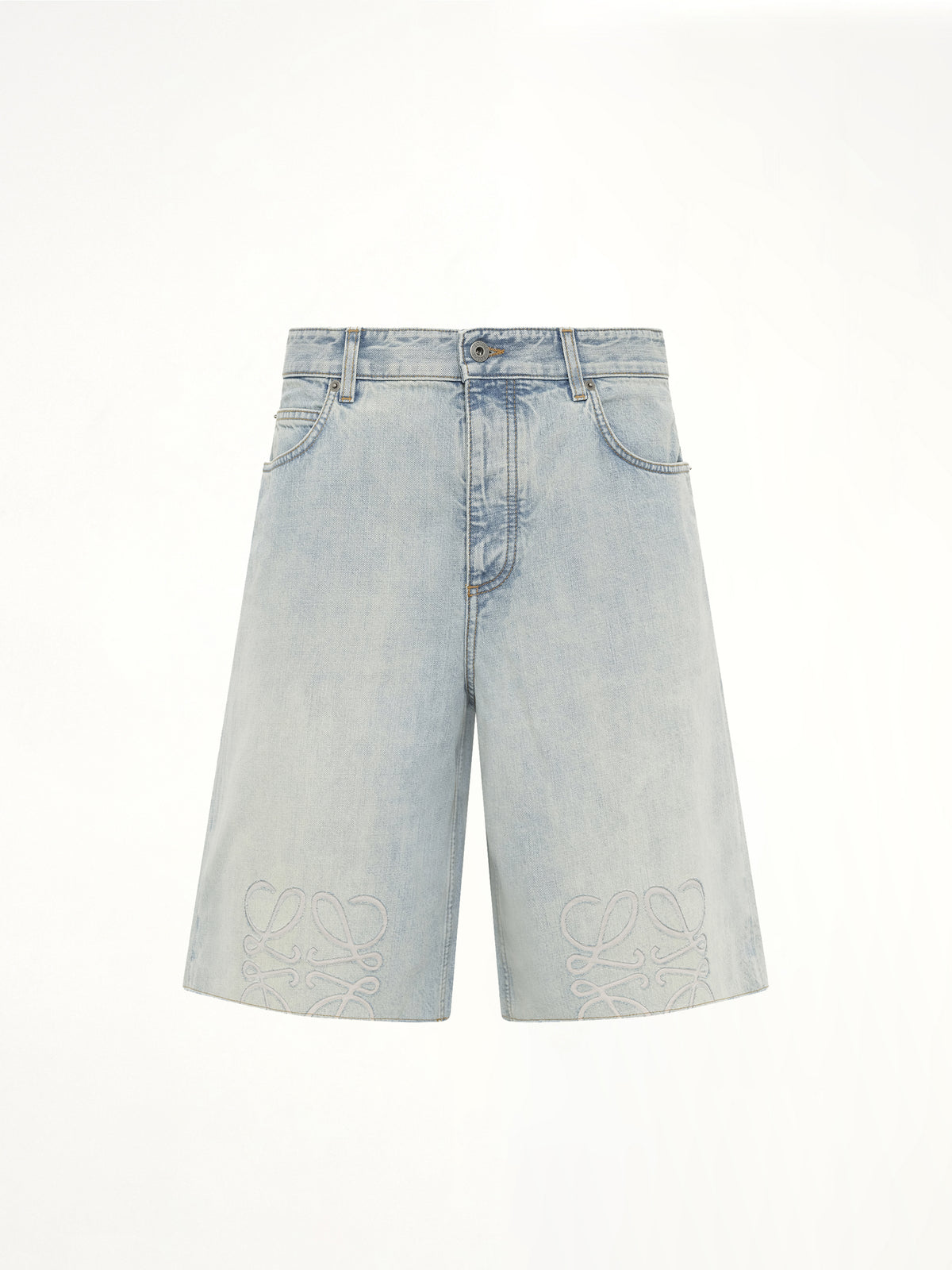 Anagram Shorts in Washed Blue
