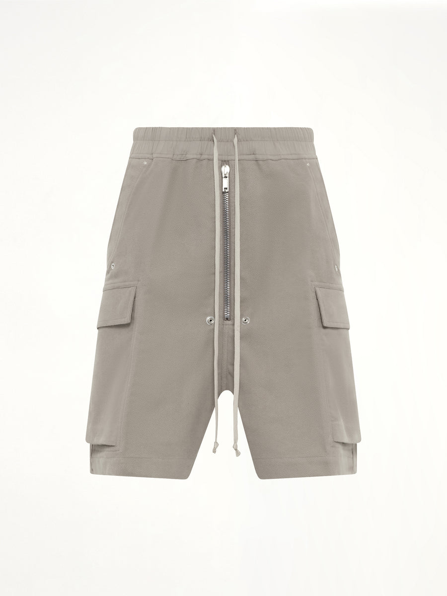 Brushed Twill Cargobela Shorts in Dark Pearl