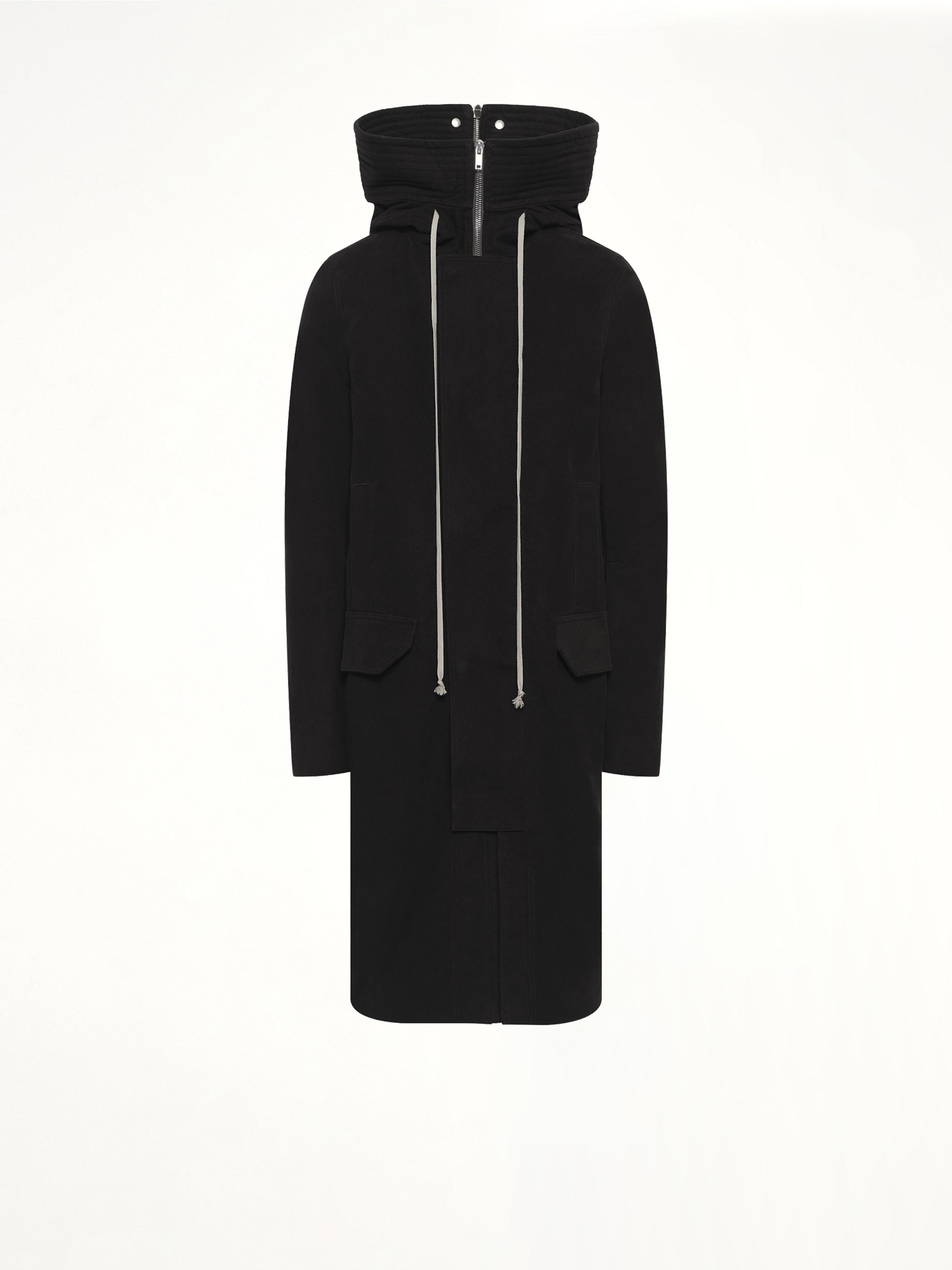 Brushed Twill Megaparka in Black