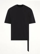 Cotton Jersey Walrus T-Shirt in Black