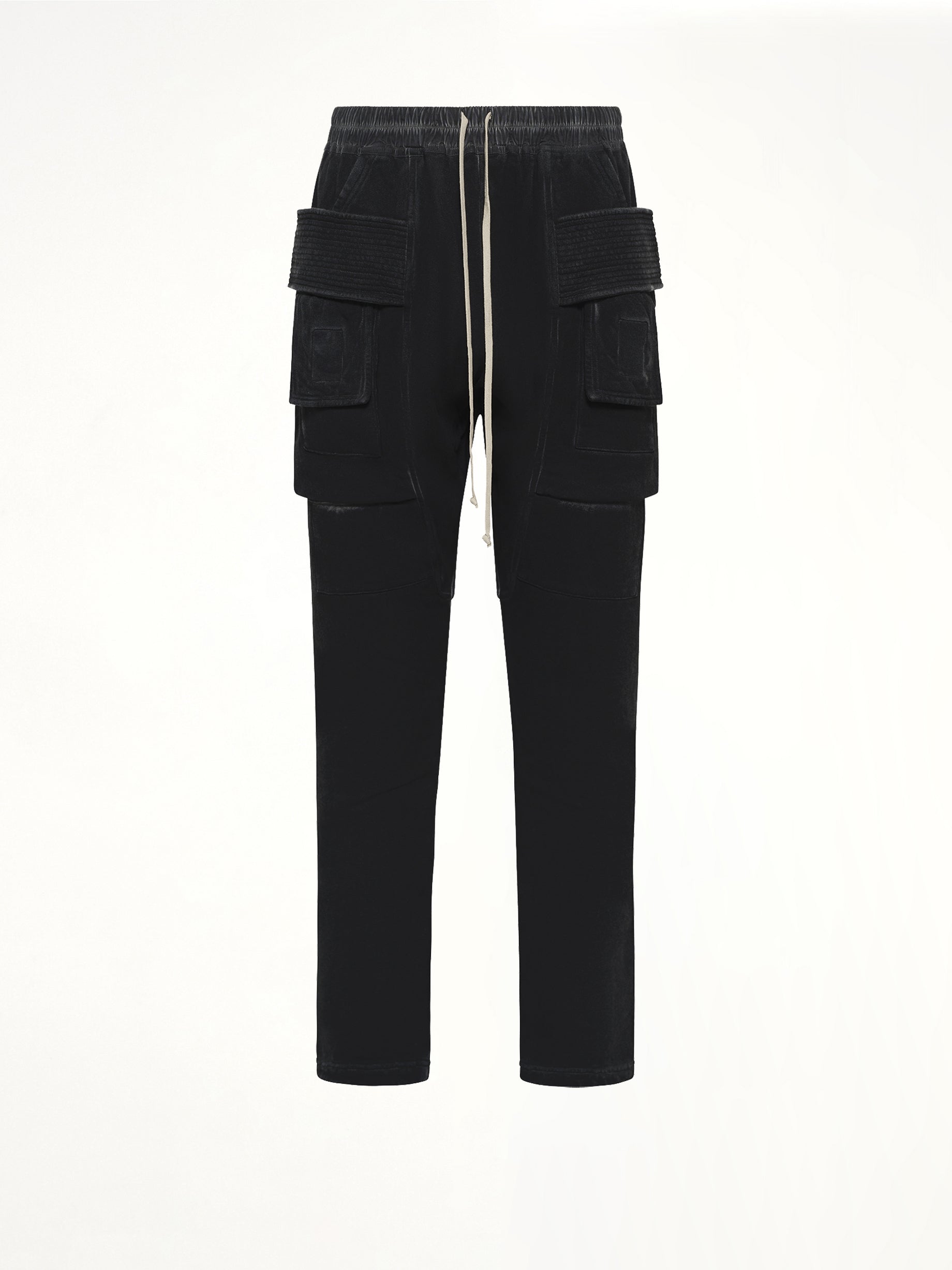 Creatch Cargo Drawstring in Faded Black