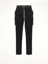 Creatch Cargo Drawstring in Faded Black