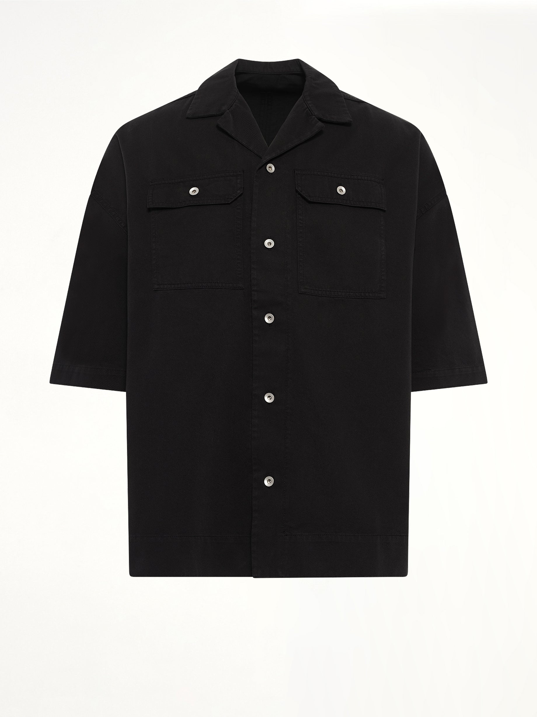 DRK Cotton Twill Magnum Tommy Shirt in Black
