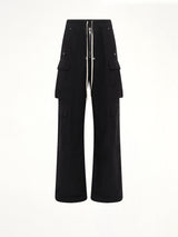 Flannel Double Cargo Jumbo Belas in Black