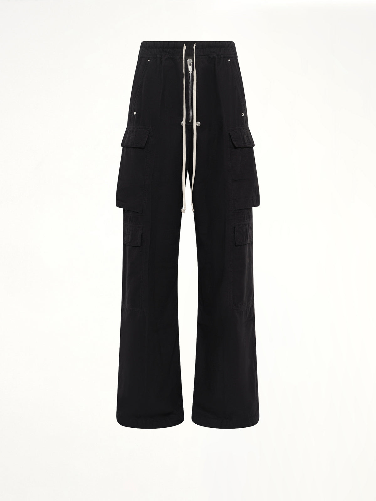 Flannel Double Cargo Jumbo Belas in Black