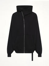 Furka Jersey Mountain Hun Hoodie in Black