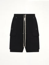 Heavy Jersey Cargobela Shorts in Black