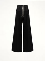 Moleskin Wide Bela Pants in Black