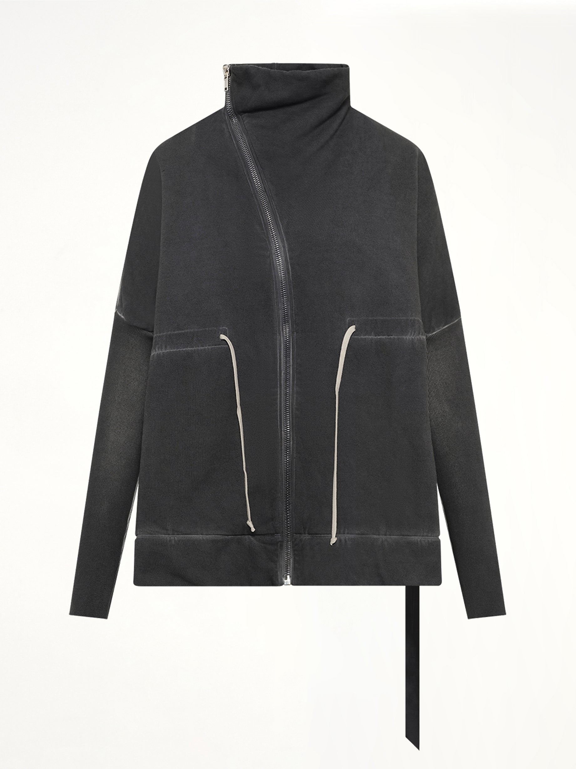 Stonewashed Mountain Sail Sweatshirt in Faded Black