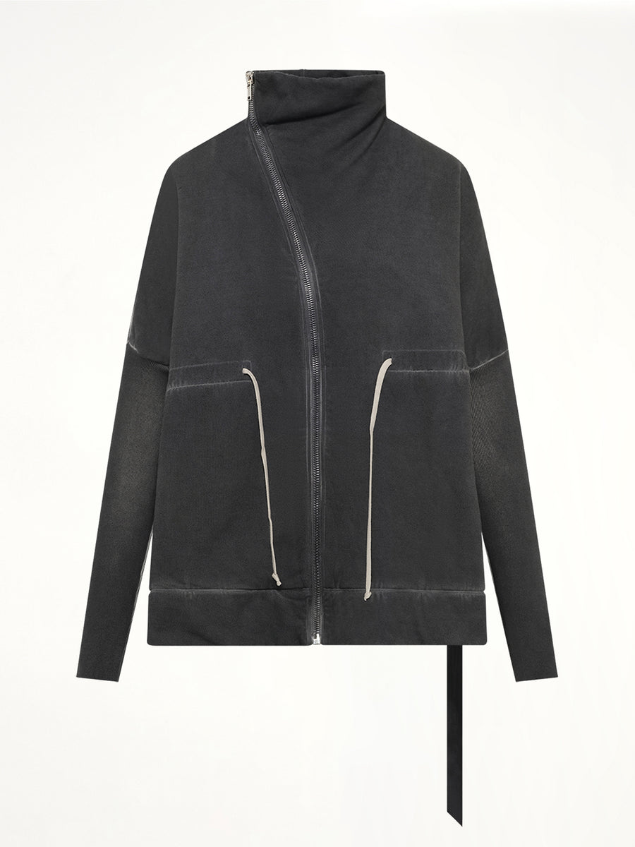 Stonewashed Mountain Sail Sweatshirt in Faded Black