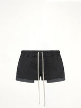 Stretch Denim FOG Boxers in Black Wax