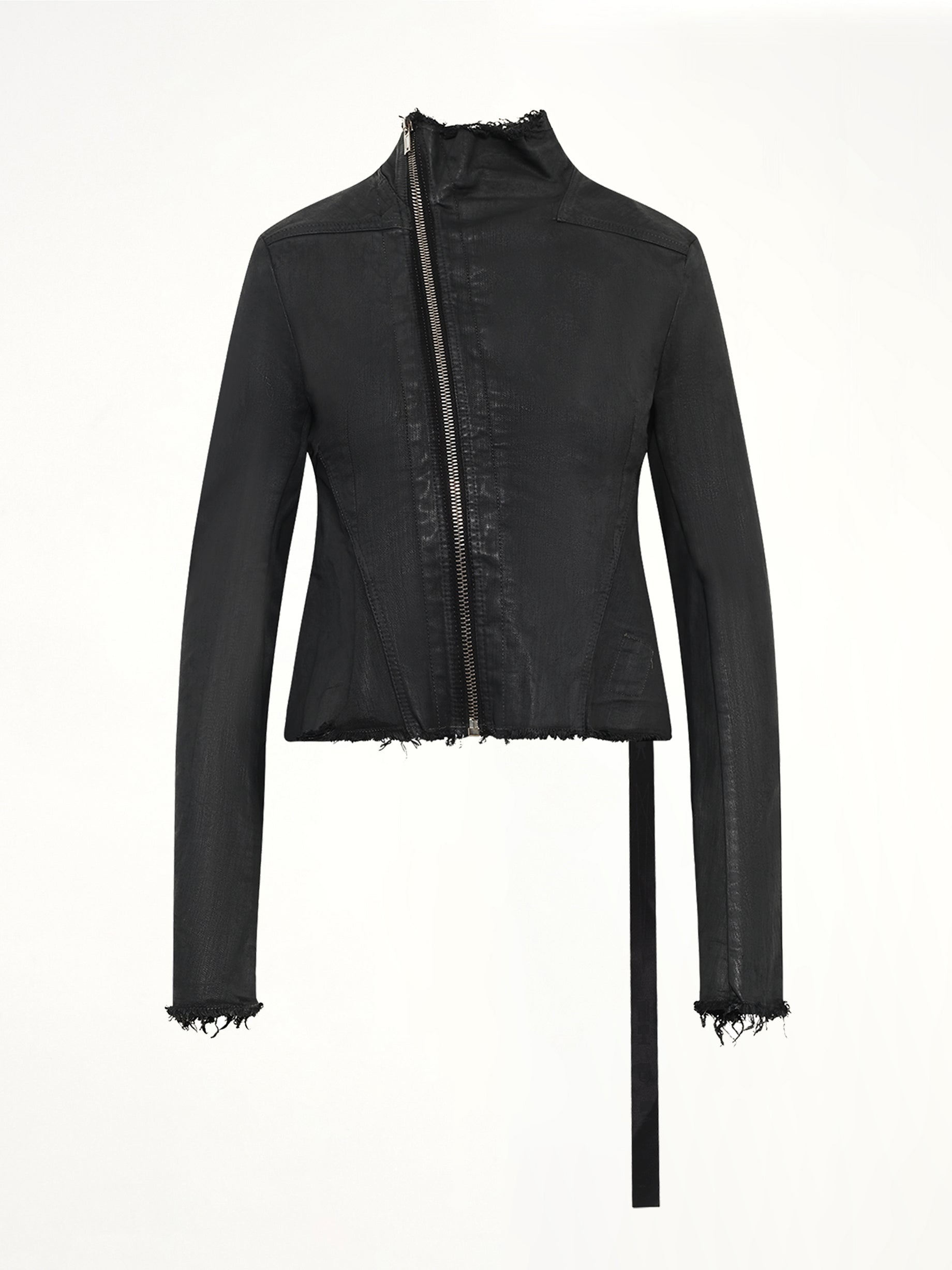 Stretch Denim Naska Gary Jacket in Black Wax