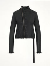 Stretch Denim Naska Gary Jacket in Black Wax