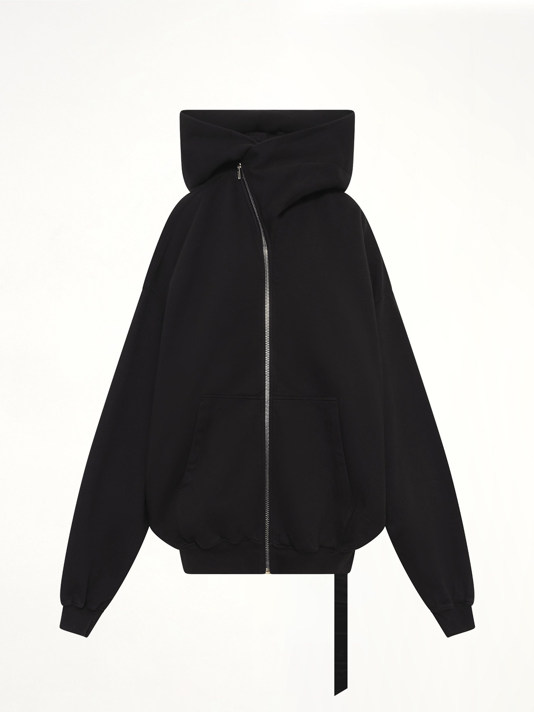 Furka Jersey Mountain Hun Hoodie in Black