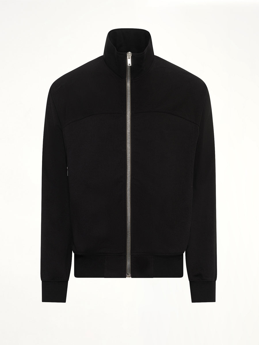 Zipfront Jogger in Black