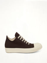 13oz Overdyed Denim Low Sneaks in Dark Dust